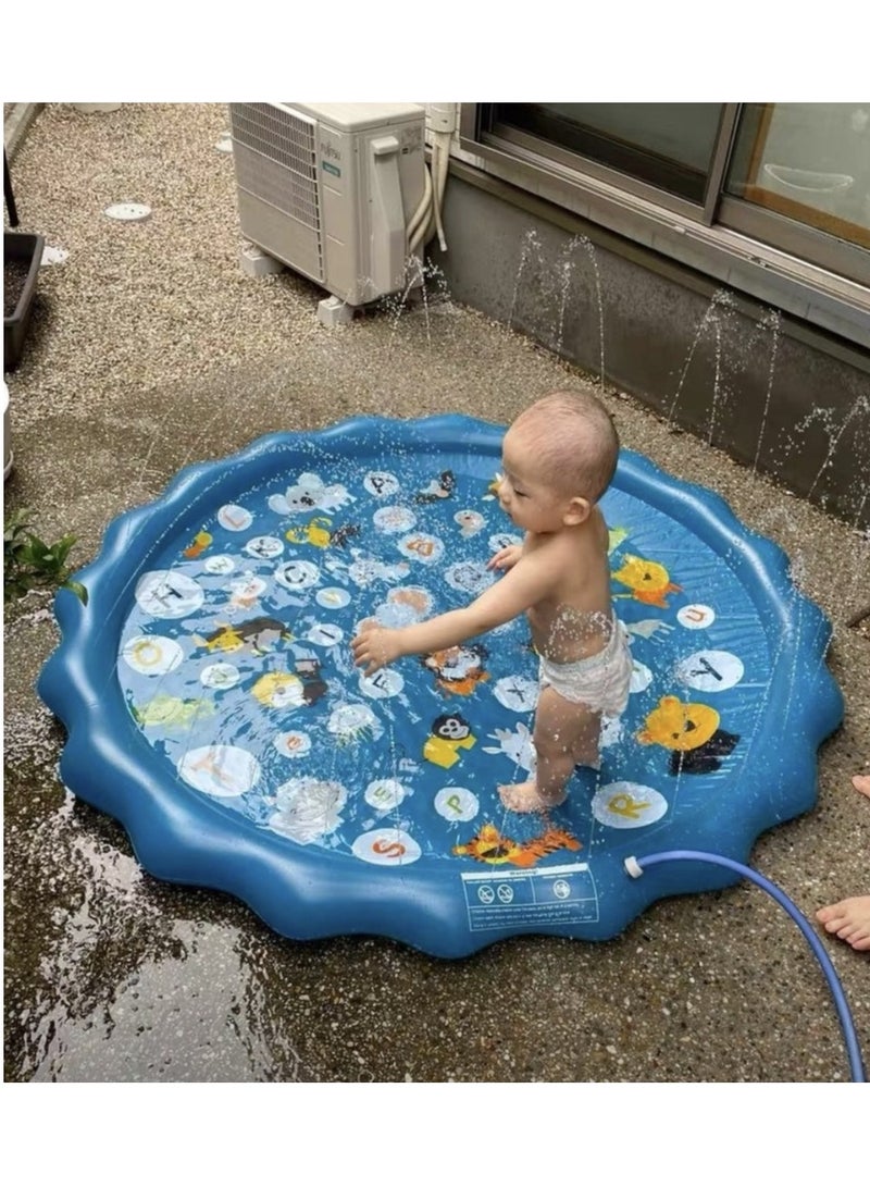 Etertoyle Splash Pad Sprinkler Play Mat Summer Outdoor Inflatable Shallow Water Wading Pool Toys for Kids - Image 3