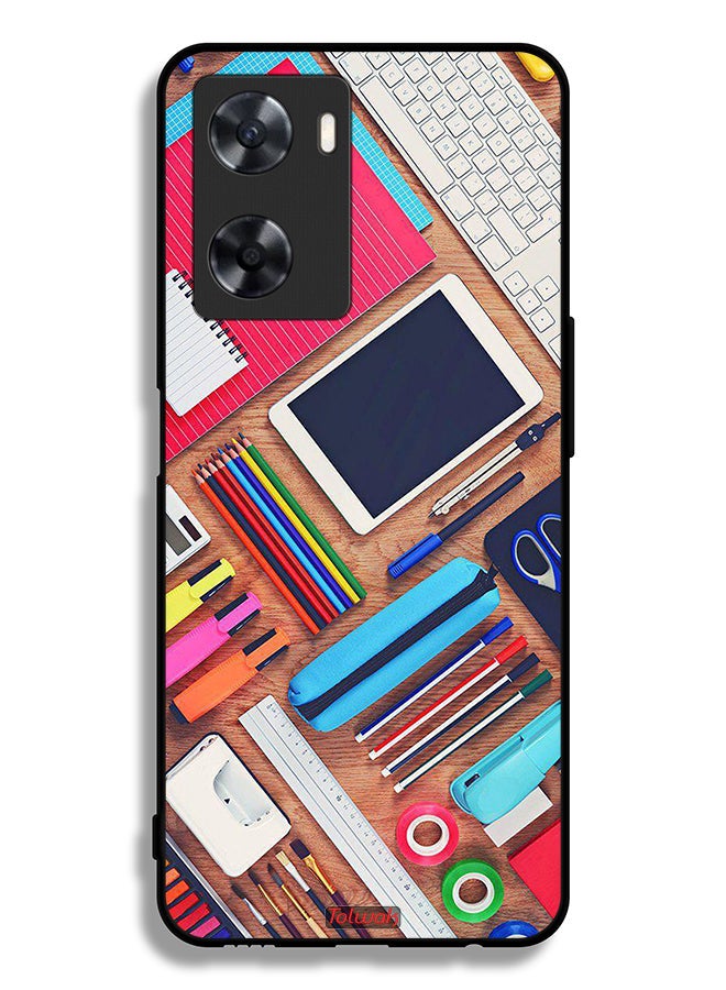 Tolwak Oppo A77s Protective Case Cover Girl Hobby Desk - Image 2