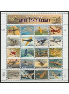 USPS 1997 Classic American Aircraft Sheet Of Twenty Stamps Scott 3142  - Image 2