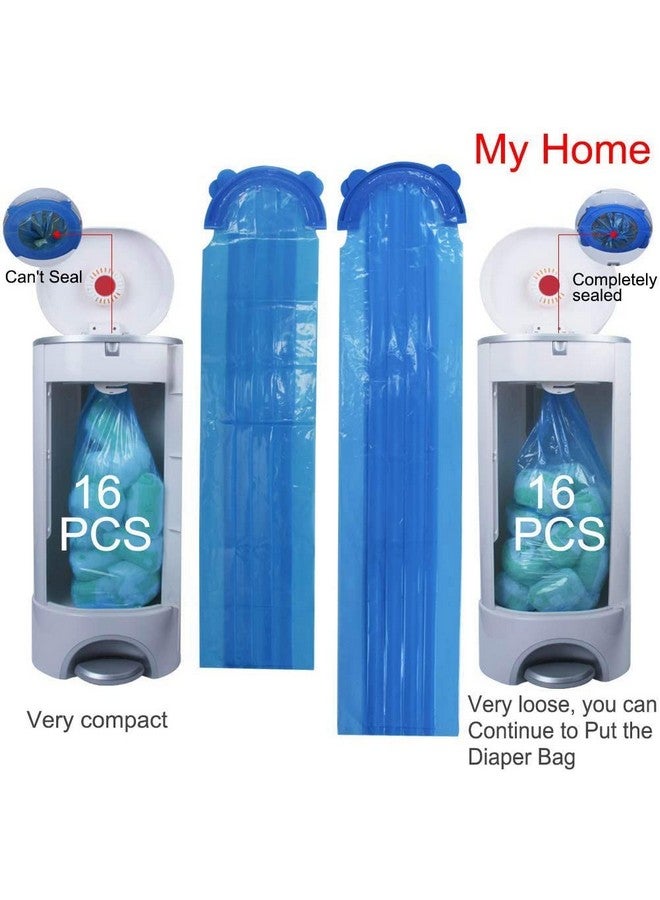 هيتايدا أكياس إعادة تعبئة دلو الحفاضات، 1088 كيسًا، 34 كيسًا، متوافقة تمامًا مع نظام التخلص من النفايات Arm&Hammer - Image 4