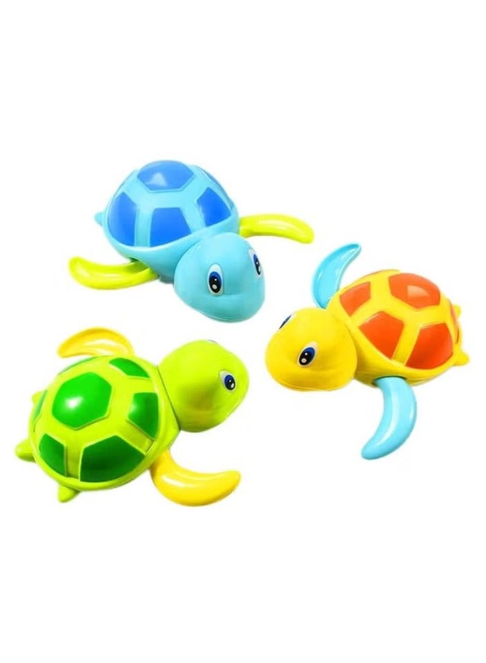 بلومنغ تايم 3-قطعة حمام الطفل لعبة مجموعة ، لعبة لعبة ، السلاحف موضوع - Image 1
