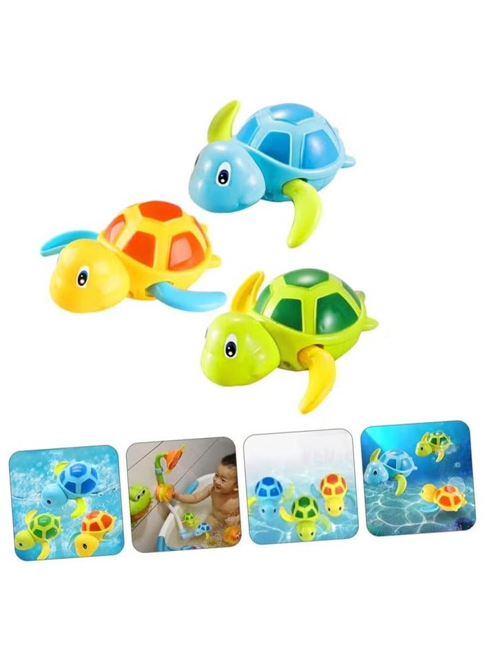 بلومنغ تايم 3-قطعة حمام الطفل لعبة مجموعة ، لعبة لعبة ، السلاحف موضوع - Image 2