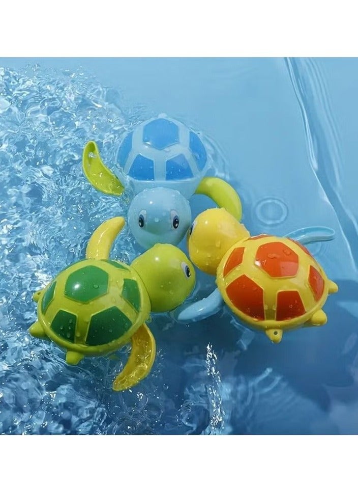 بلومنغ تايم 3-قطعة حمام الطفل لعبة مجموعة ، لعبة لعبة ، السلاحف موضوع - Image 5
