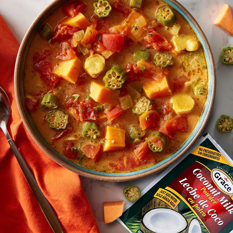 Grace Coconut Milk Powder 1.76oz - 6 Pack - Leche de Coco en Polvo - Caribbean Powdered Coconut Milk - No Preservatives, No Refrigeration - Just Add Water - Milk Substitute - Coffee Creamer - Image 2