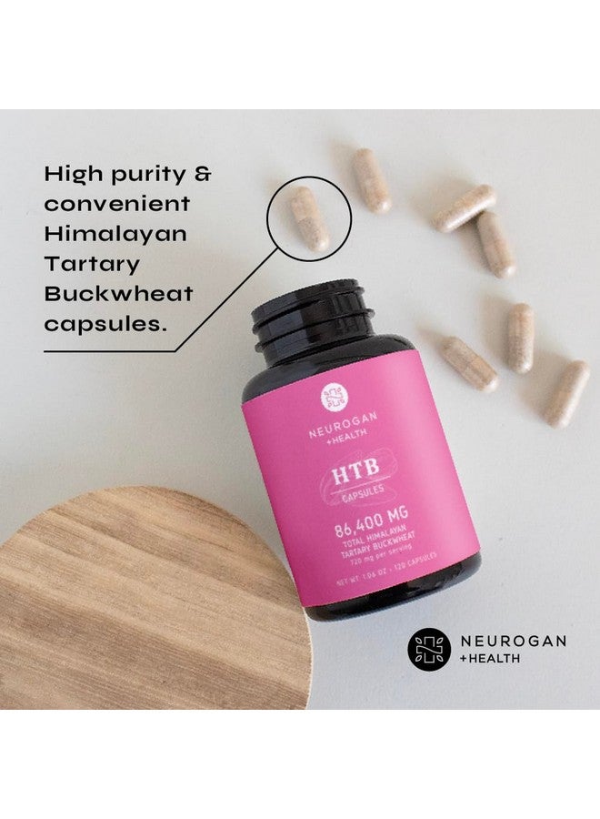 Neurogan كبسولات نيروجان النقية والقوية من الحنطة السوداء التبتية (HTB) - 720 ملغ، إمداد لمدة 60 يومًا - تدعم صحة الجهاز الهضمي* - خالية من الغلوتين، 84,000 ملغ إجمالي HTB - مختبر اختبارها، مصنوعة في الولايات المتحدة - Image 4