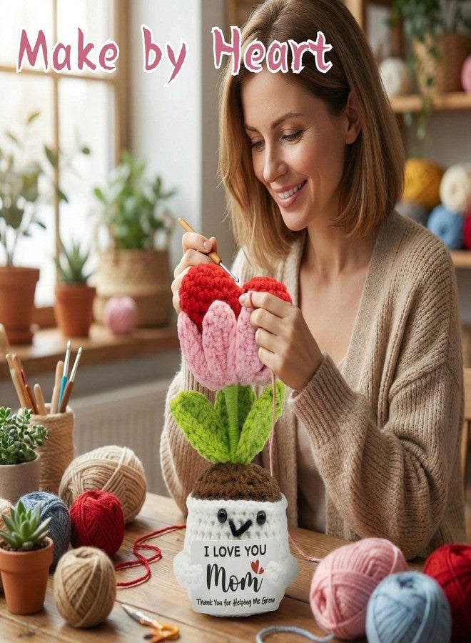 Glazeal Funny Gifts for Mom from Daughter Son, Cute Positive Flowers Doll with Display Gift Box for Mom Birthday, Mothers Day, 5.9"×2.9"×2.9" - Image 5