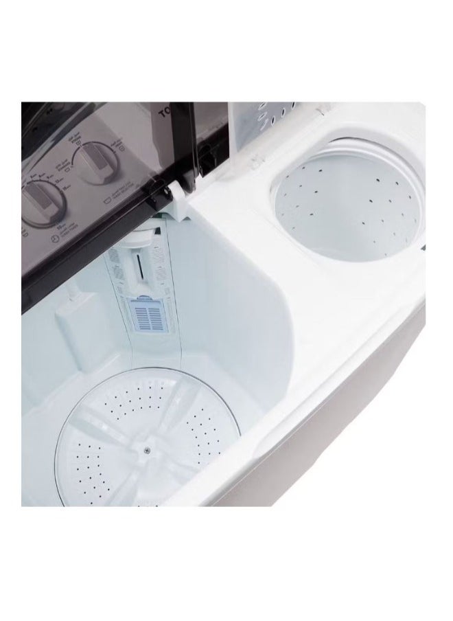 TORNADO Washing Machine Half Auto 7 Kg Pump White x Black TWH-Z07DNEP-W(BK)  - Image 4