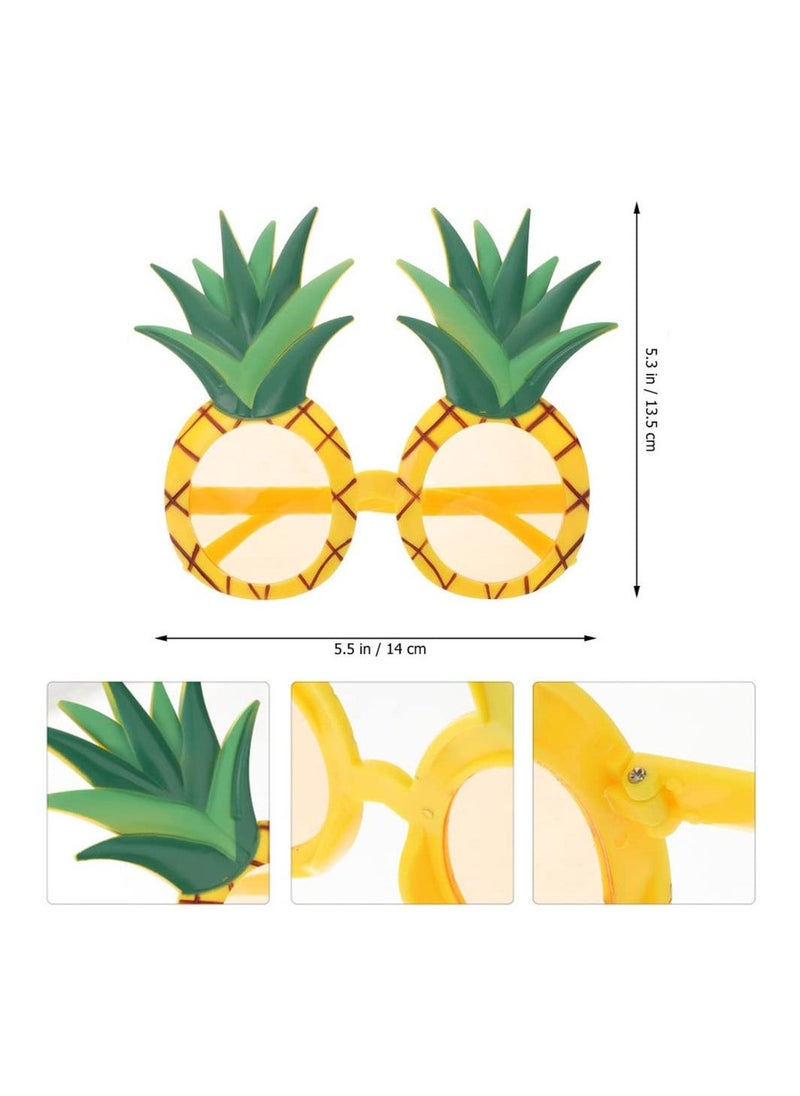 Excefore Party Sunglasses, 8 Pcs Fruit Eyeglasses, Adult Kids Funny Sunglasses Dress Props for Hawaiian Beach Luau Theme Party Supplies - Image 2
