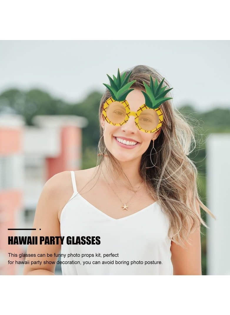 Excefore Party Sunglasses, 8 Pcs Fruit Eyeglasses, Adult Kids Funny Sunglasses Dress Props for Hawaiian Beach Luau Theme Party Supplies - Image 4