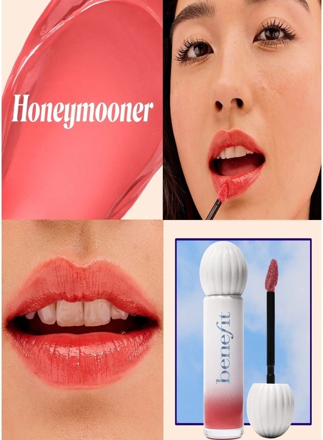 Benefit Cosmetics Splashtint Moisturizing Dewy Lip Tint 6ml – Shade 05 Honeymooner Glow Tint, Warm Rose – Hydrating, Sheer Color, Dewy Finish - Image 2