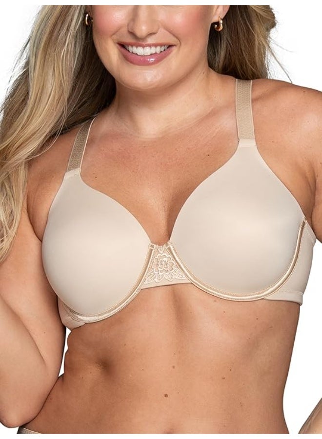 Vanity Fair womens Full Figure Beauty Back Smoothing Bra, Underwire - Beige, 40C US - Image 1
