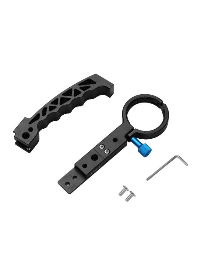 NIBEMINENT Gimbal Stabilizer Handle Extension Rod Black/Blue  - Image 2