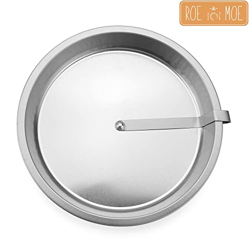 Roe & Moe 9" Easy Out Quick Release Tart, Quiche, Pie and Cake Pan - Set of 4 - Image 4