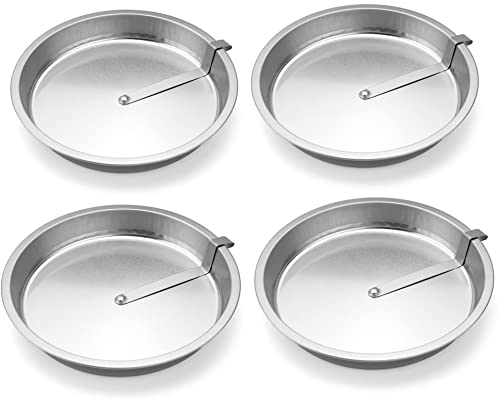 Roe & Moe 9" Easy Out Quick Release Tart, Quiche, Pie and Cake Pan - Set of 4 - Image 1