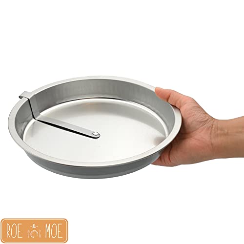Roe & Moe 9" Easy Out Quick Release Tart, Quiche, Pie and Cake Pan - Set of 4 - Image 5