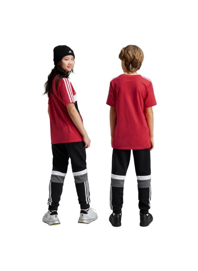 Adidas Tiberio 3-Stripes Colorblock Fleece Joggers Kids - Image 2