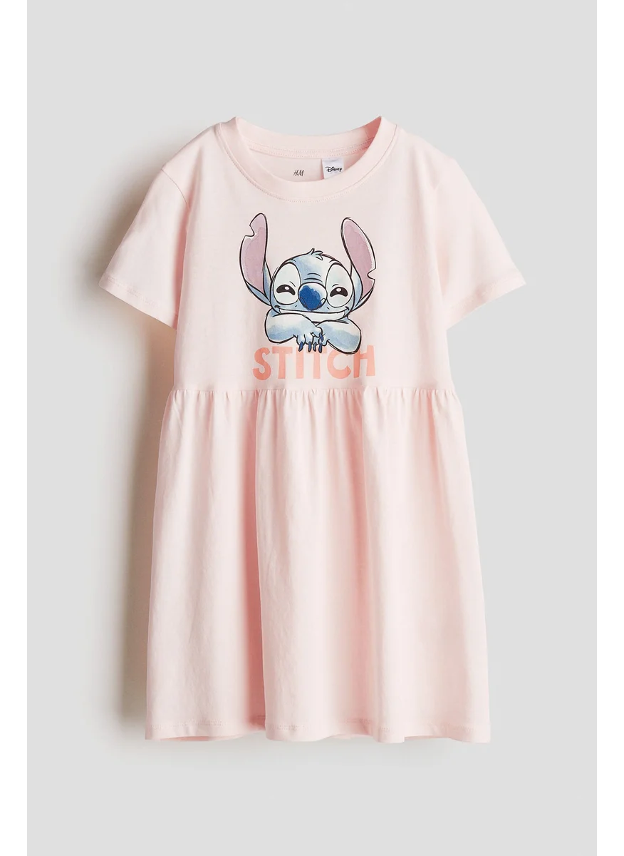 H&M Printed Jersey Dress