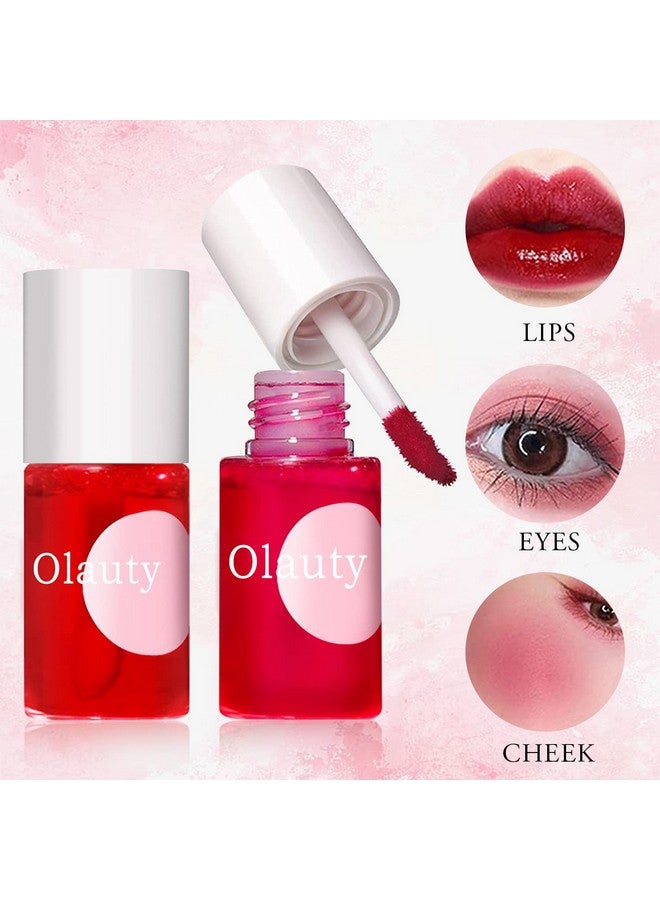 Deepmind 4Colors Lip Tint Stain Set,Matte Velvet Lip Tint Watery Lip Stain,Lip & Cheek Tint Moisturizing Mini Liquid Lipstick,Plump Lip Gloss Longlasting Waterproof Korean Lip Tint Nonsticky Tinta De Labios - Image 3