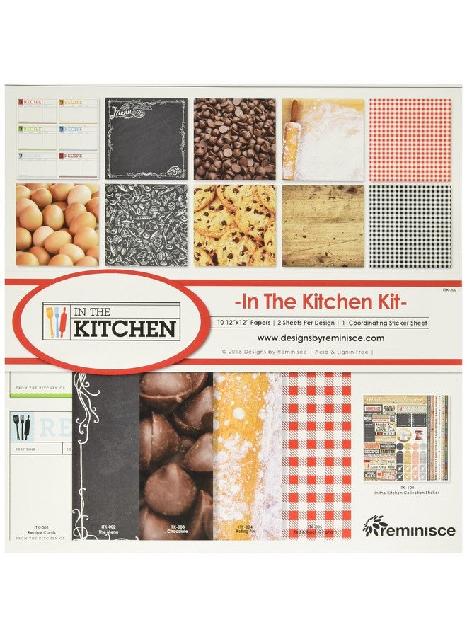 Reminisce In The Kitchen Collection Kit Multicolor 12" By 12" (Itk200) - Image 1