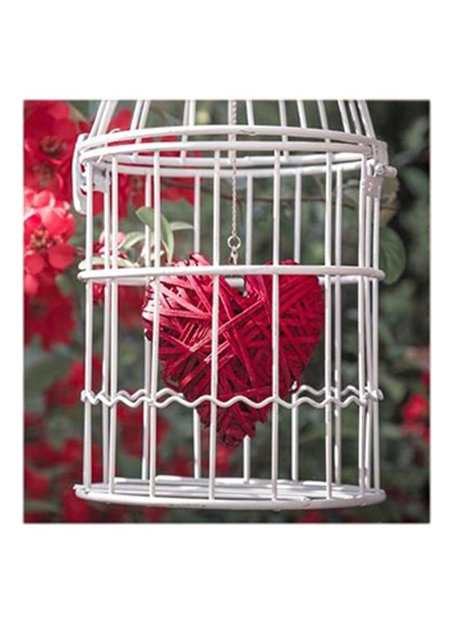RYN Love Cage MDF Wall Art Red/White/Green - Image 2