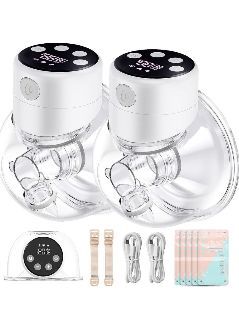 مضخة مزدوجة كهربائية S12A، محمولة، شاشة ذكية، 3 أوضاع، و12 مستوى - Image 1