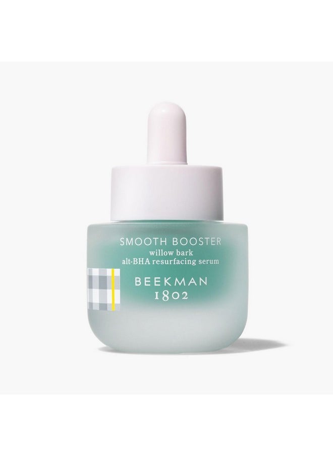 Beekman 1802 Smooth Booster Willow Bark Exfoliating Face Serum Fragrance Free 0.5 Fl Oz Smooths Bumpy Skin Resurfaces & Exfoliates Good For Sensitive Skin Vegan & Cruelty Free  - Image 1