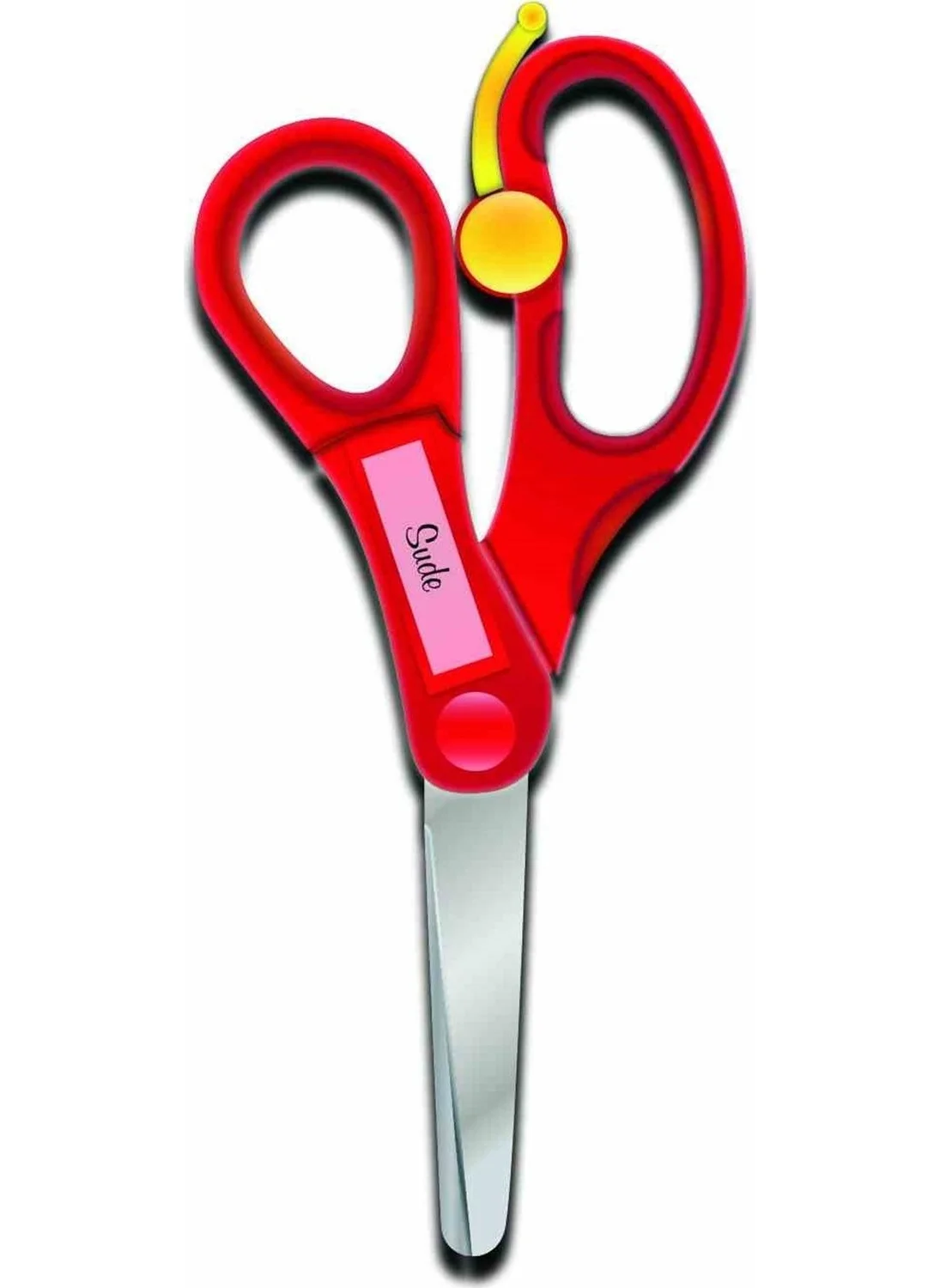 برونز Spring School Scissors with Name Tag BR703