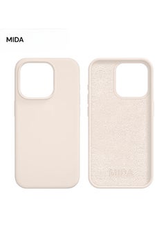 Mida iPhone 15 Pro Silicone Case Cover, full body protection case with a soft silky feel, shockproof cover with microfiber lining  - Image 5