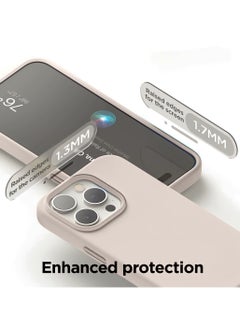 Mida iPhone 15 Pro Silicone Case Cover, full body protection case with a soft silky feel, shockproof cover with microfiber lining  - Image 3