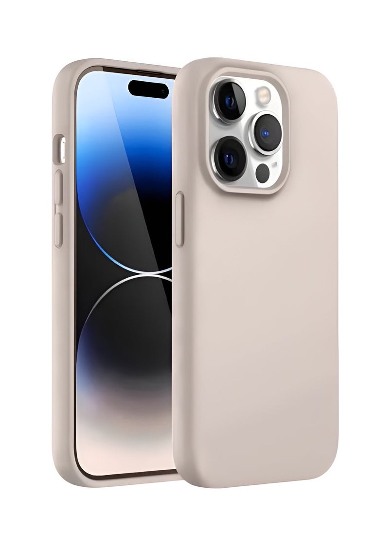 Mida - iPhone 15 Pro Silicone Case Cover, full body protection case with a soft silky feel, shockproof cover with microfiber lining - Image 1