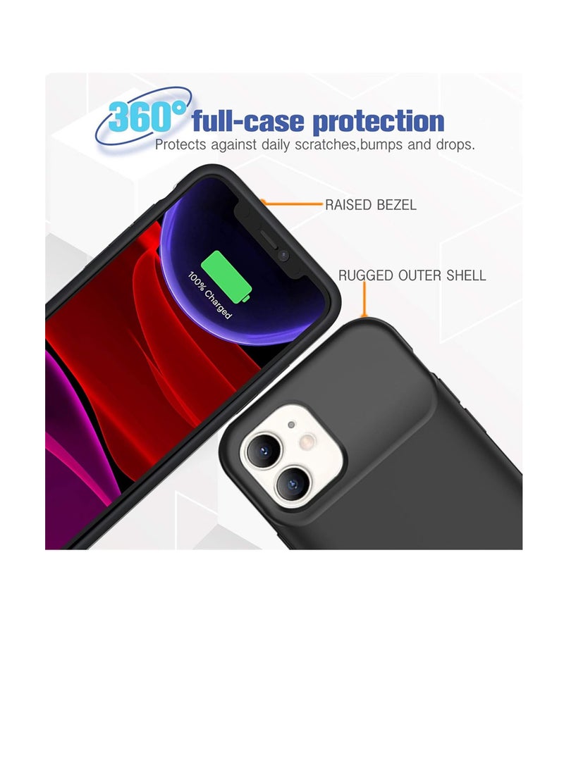 Battery Case for iPhone Pro 11, Newest 7000mAh Slim Portable Protective Charging case Compatible with iPhone 11 (6.1 inch) Rechargeable Battery Pack Charger Case - pzsku/Z28524C423CB29F615DF3Z/45/_/1733751552/4f626cc9-fcca-46db-a804-741ae3ab06b2