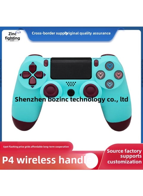 Preferred PS. 4 Game Handle Six Axis Dual Vibration P4 Game Console With Bluetooth Pro Wireless Handle-Product Color:Berry Blue
