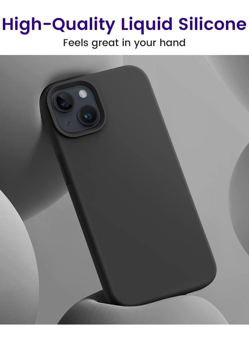 Generic iPhone 14   Case Upgrade Defender Silicone Cover ShockProof Anti-Scratch Protective Phone Case (BLACK)  - Image 3