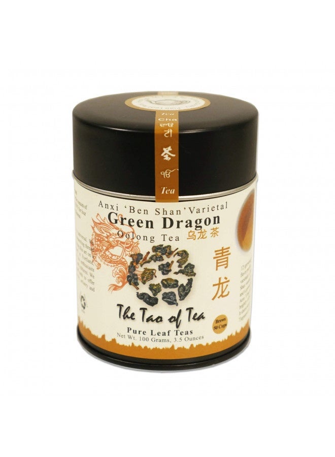 The Tao of Tea Green Dragon Oolong Tea, Loose Leaf, 3.5 Ounce Tin - Image 1