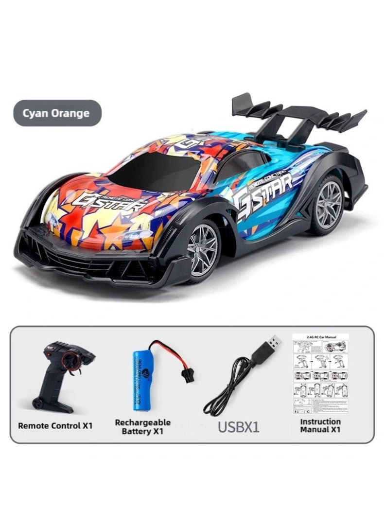 CALL PLAY LED Light-Up Stunt RC Car - 1:18 Scale Glow in the Dark Remote Control Car with Flashing & Cool Drift Tricks, Race Toy Gift for Boys & Girls, Birthday Party Fun (Rechargeable)  - Image 2