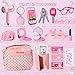 WESAYEE Little Girl Purse with Pretend Makeup for Toddler 35Princess Pretend Play Toys for Ages 57Kids Fake Makeup Sets Includes Toddler Purse Phone CameraBaby Girl Birthday Gift 46 68 - Image 4