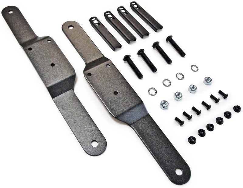 AMP Research Bedxtender HD No Drill Bracket Mounting Kit - Black - Fits 2004-2023 Ford F-150, 2022-2023 F-150 Lightning, 2008-2022 F-250, F-350