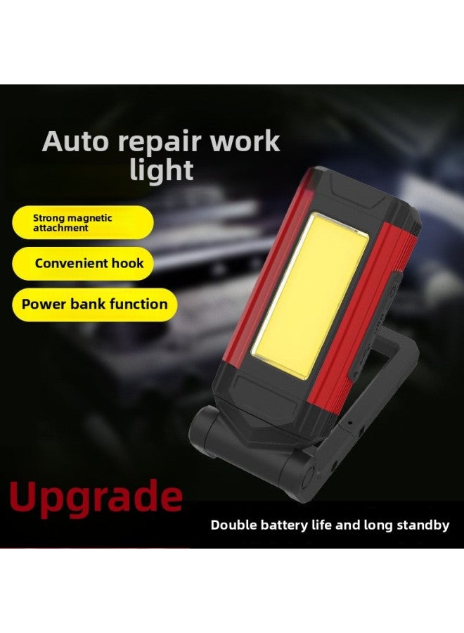 New COB Work Light Multi-function USB Power Bank Emergency Car Overhaul Strong Magnetic Foldableable Bright Lighting