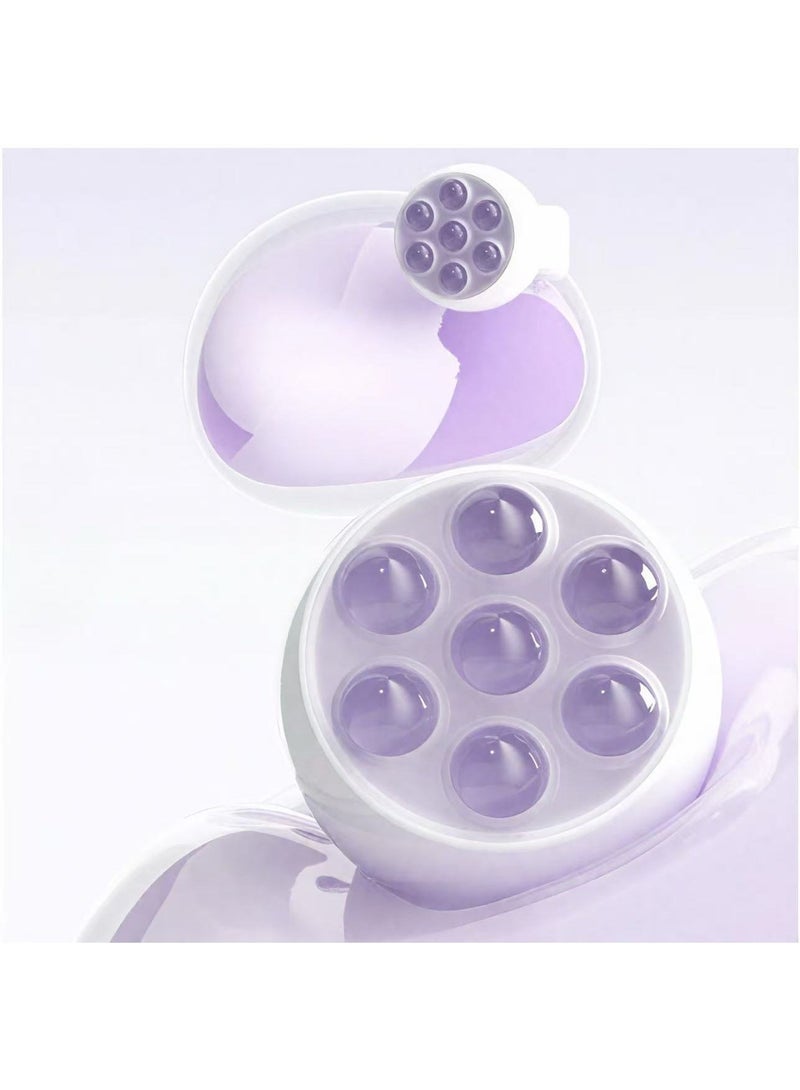 Powder Ball Facial Masseur 8 Balls seamlessly rolled 360 ° Face Lifting and Cushioning Jade Shiatsu Masseur Neck Massage Masseur - Image 4