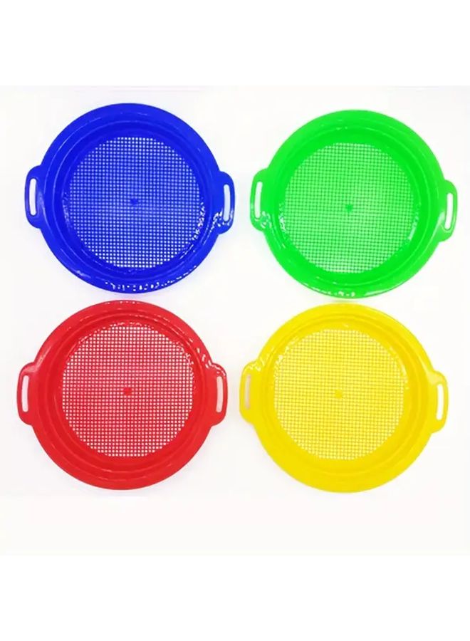 3pcs Random Color Beach Sieve Sand Play Toy Outdoor Water Plastic Sand Digging Mining - Image 1