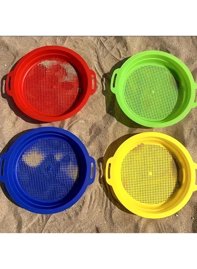 3pcs Random Color Beach Sieve Sand Play Toy Outdoor Water Plastic Sand Digging Mining - Image 3