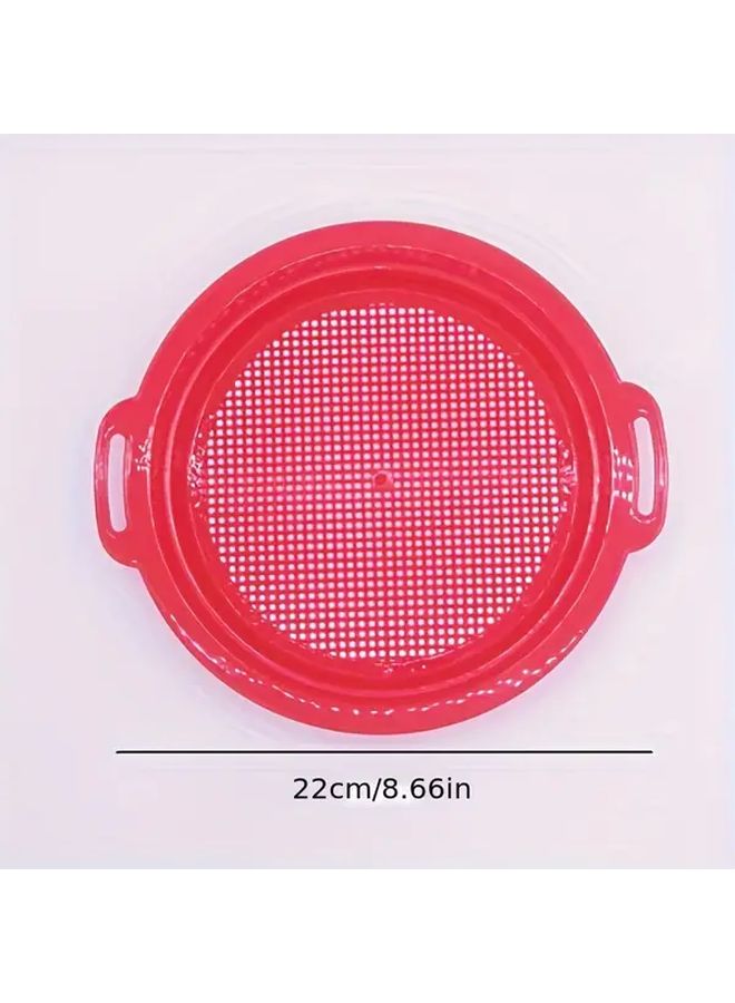 3pcs Random Color Beach Sieve Sand Play Toy Outdoor Water Plastic Sand Digging Mining - Image 2