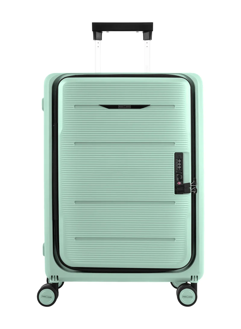 FlexiFold Foldable ABS Luggage Cabin Size 20 inches ,55 cm carrying 10Kg hardside luggage Trolley - Green
