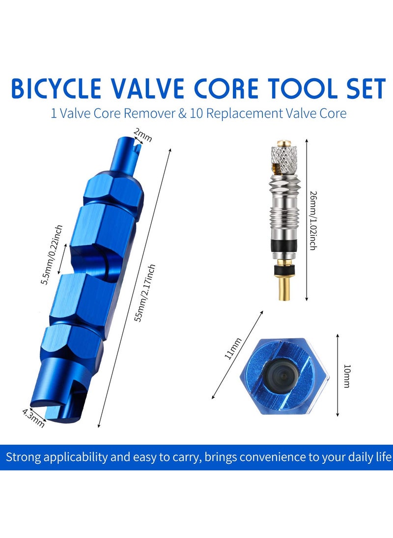 Valve Core Remover Tool Kit Blue Bicycle Valve Core Tightening Tool and 10 Pieces Valve Cores Brass for Bike Bicycle Tire Application - pzsku/Z2852E7EFAFBA0F7E3A59Z/45/_/1716992307/0f9e3594-8f8a-41ad-b22c-a856dec4d891