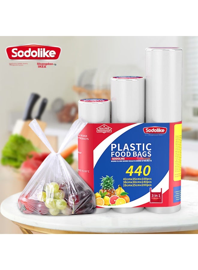 Sodolike Vest-style Food Storage Bags Combo Pack 440 Pieces - Image 1