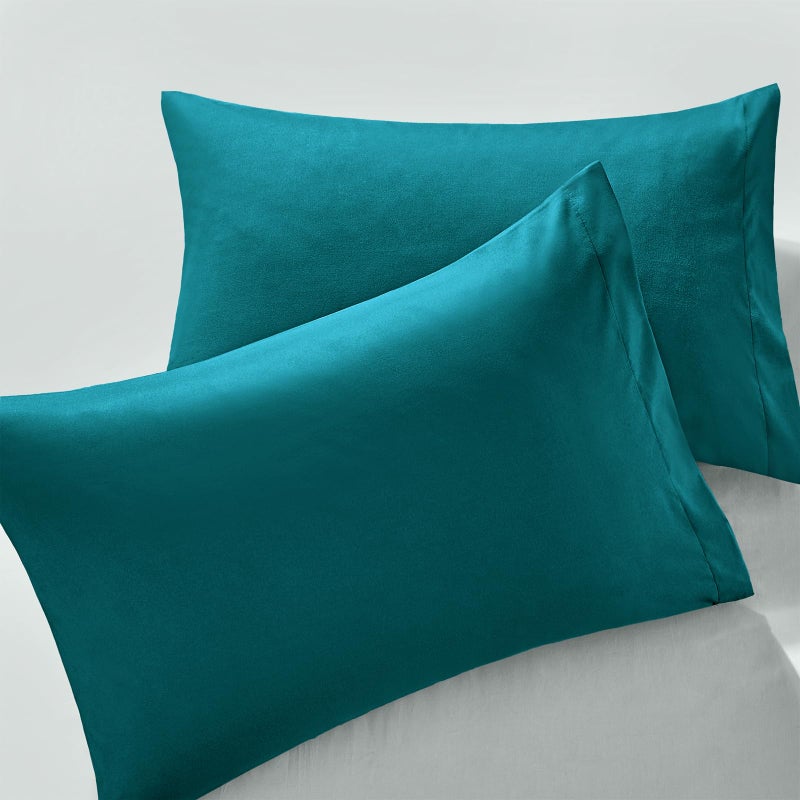 Milvowoc 2pcs ألياف الألياف الدقيقة سادة - 20 × 36 × 36 بوصة سادة تيل مجموعة غطاء وسادة غير قابل للانزلاق مع امتصاص الرطوبة ومضاد الشكل - Image 1