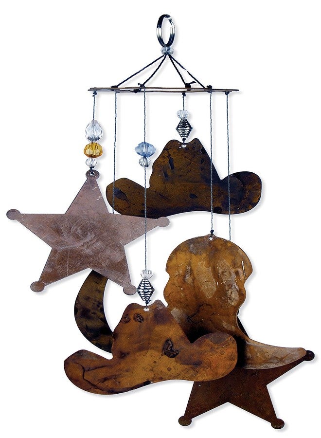 Sunset Vista Designs Horsing Around Western Wind Chime, Small - Image 1