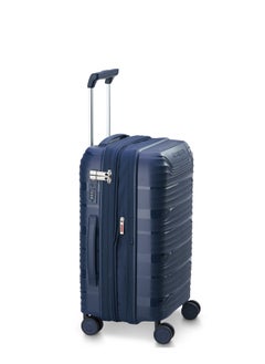 DELSEY Securitech By Delsey Dune Expendable Double wheel cabin trolley luggage bag 55cm Navy  - Image 3