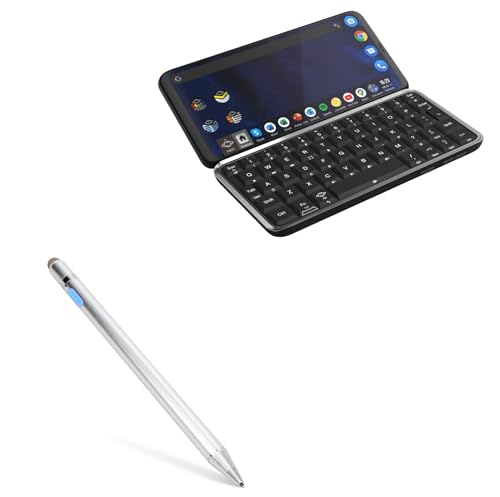 BoxWave Stylus Pen Compatible with Planet Computers Astro Slide - AccuPoint Active Stylus, Electronic Stylus with Ultra Fine Tip - Metallic Silver - Image 1