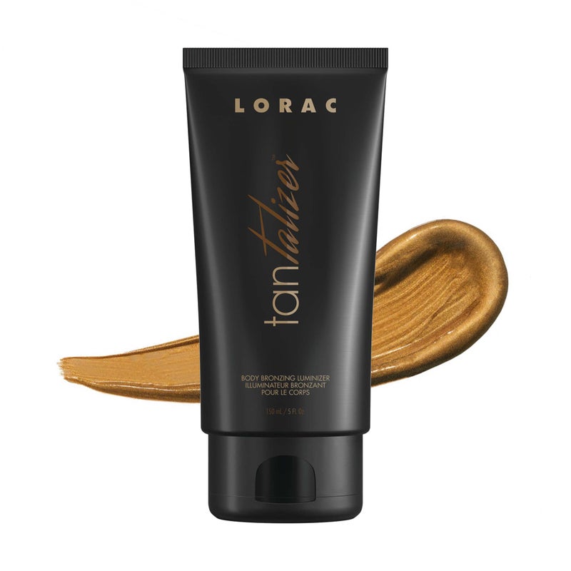 LORAC Tantalizer Body Bronzing Luminizer, Champagne Bronze | Bronzing Lotion | Full Body Bronzer, Antioxidant Infused, Cruelty Free, Gluten Free, Vegan - Image 1